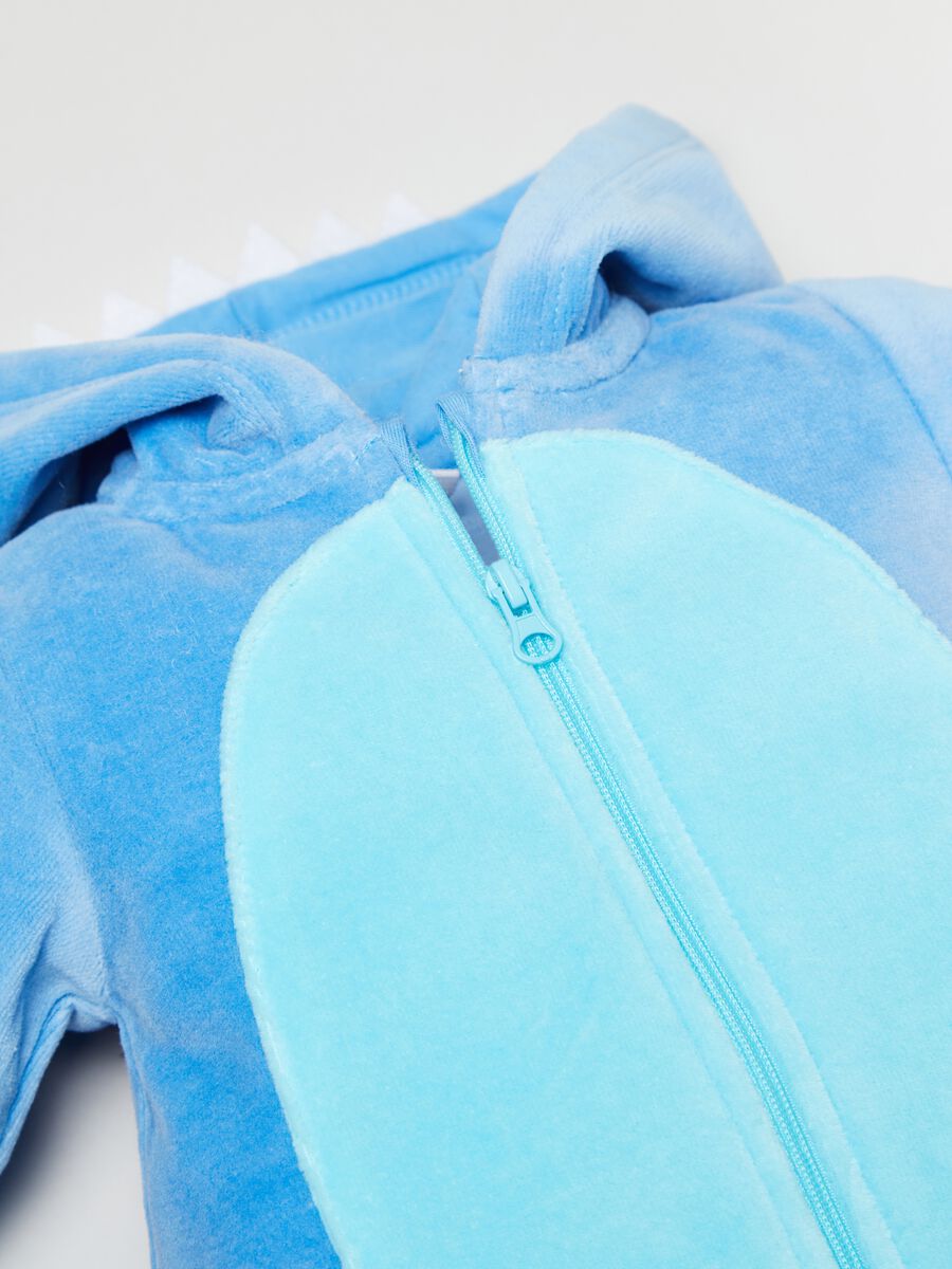Tutina full-zip con ricamo Stitch_2