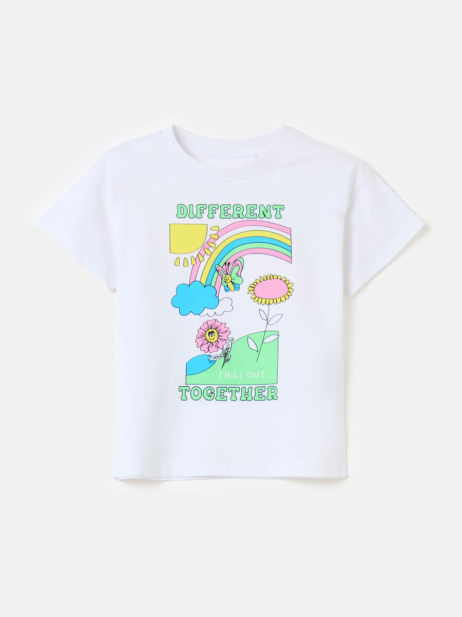 Organic cotton T-shirt with print_0