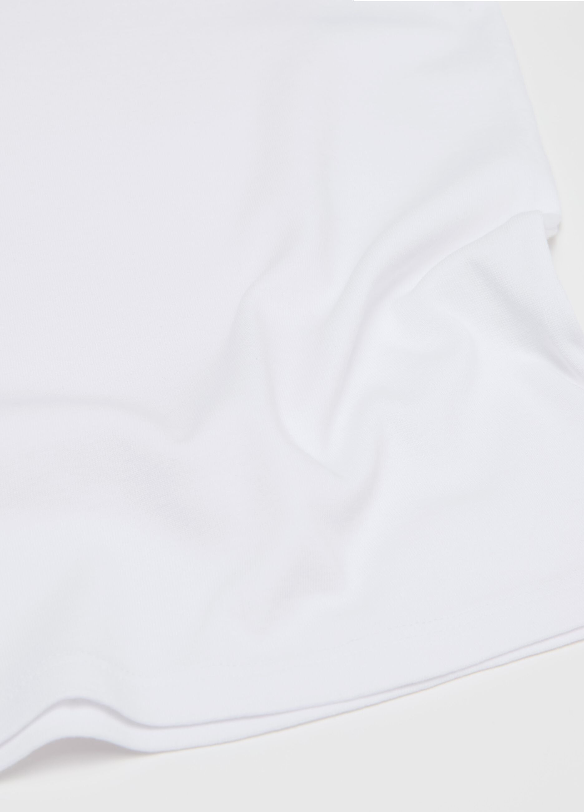 Bipack t-shirt intime in cotone bio con fiocchetto 