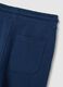 Children's blue jogger trousers in pure cotton regular fit_3