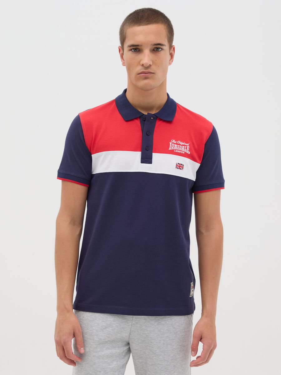 Men's pure cotton multicolour polo_0
