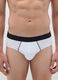 Set of white pure cotton regular fit briefs_1