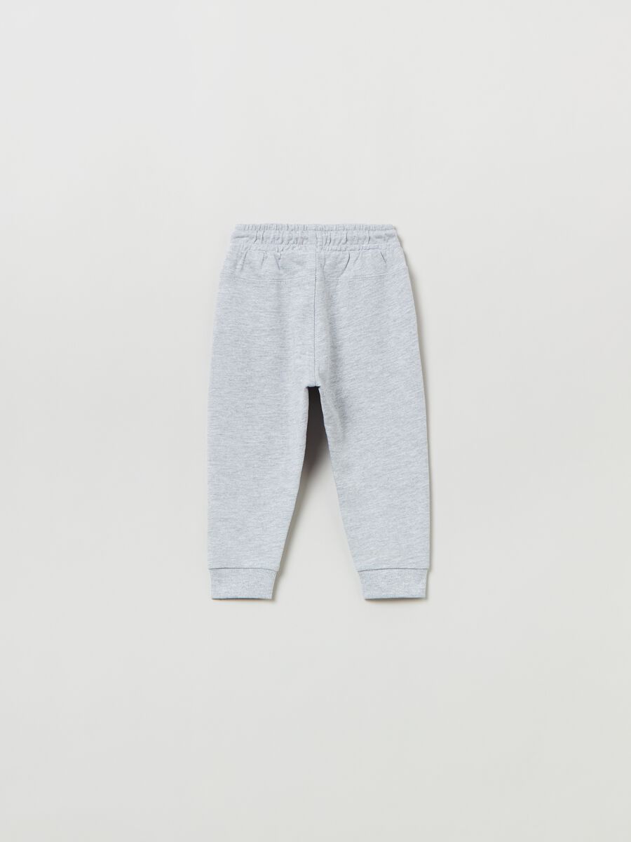 Joggers in felpa con coulisse_1