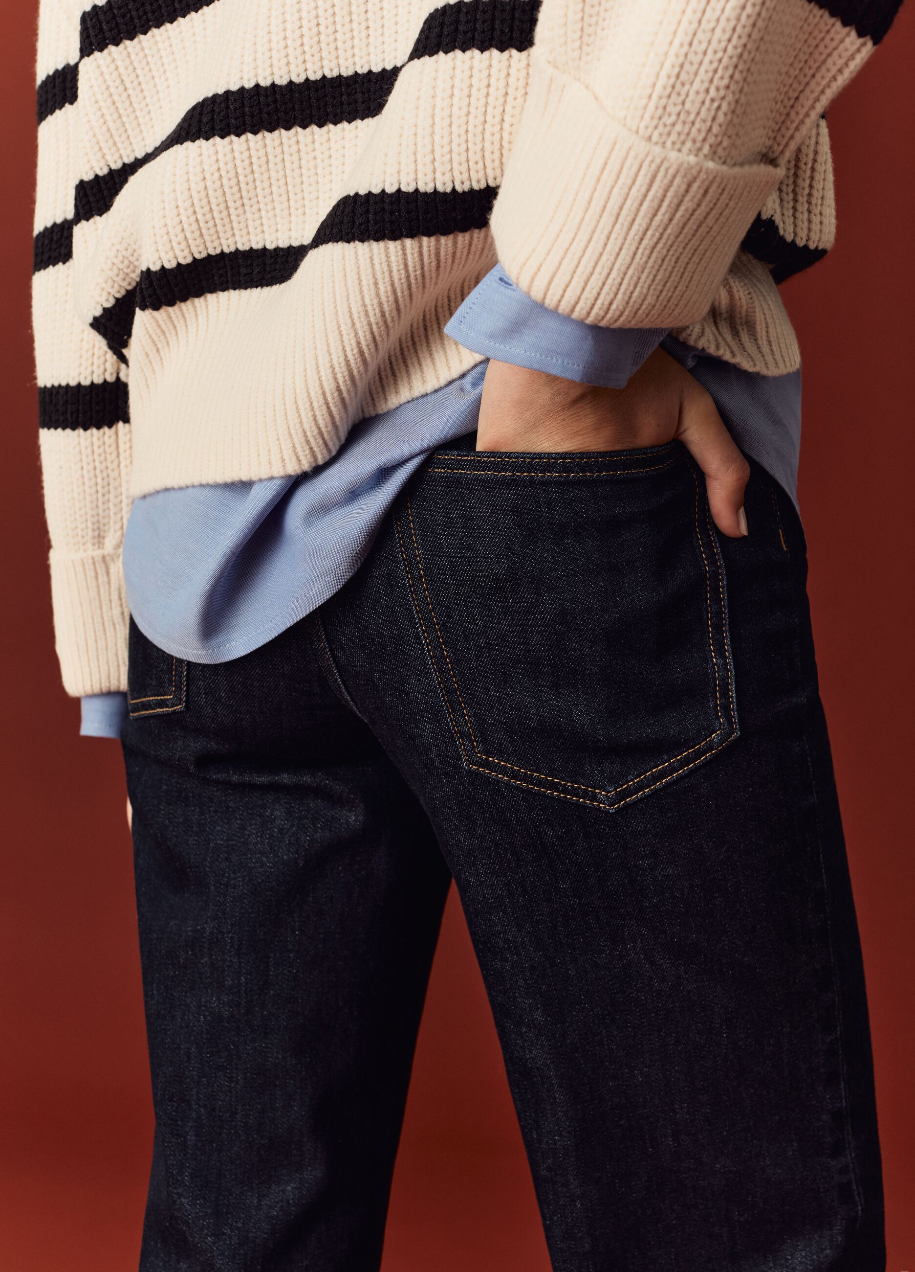 Jeans wide leg con risvolti_2