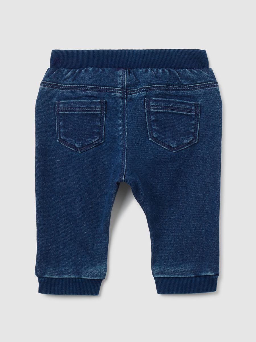 Baby boys' regular fit denim jogger trousers_1