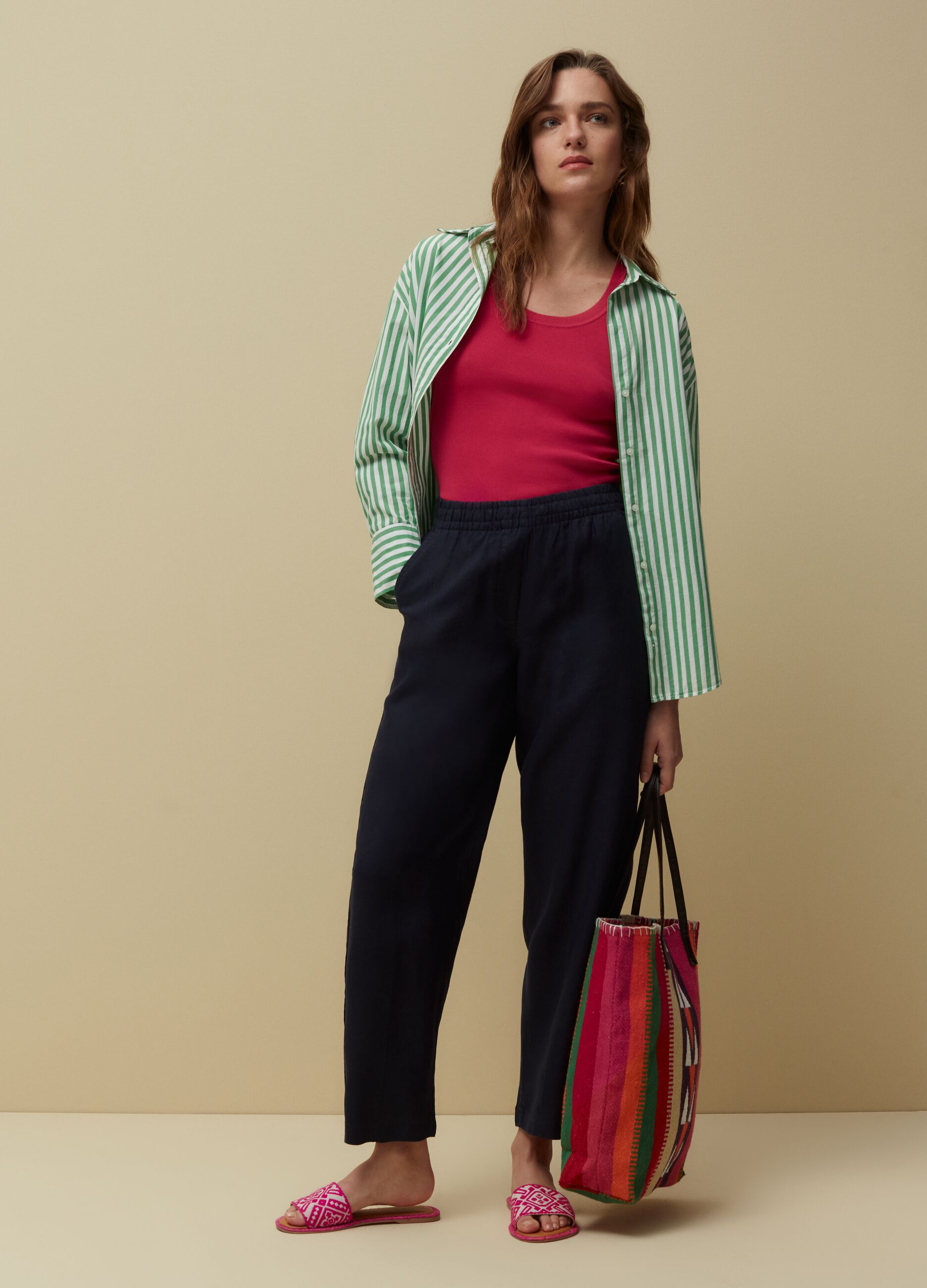 Linen trousers