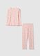 Long Pink Pajamas in Organic Cotton_0
