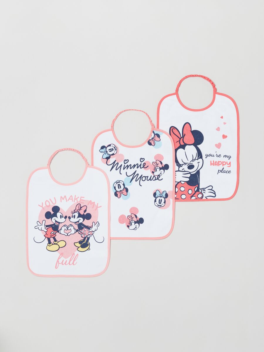 Tripack bavette stampa Minnie e Topolino_0