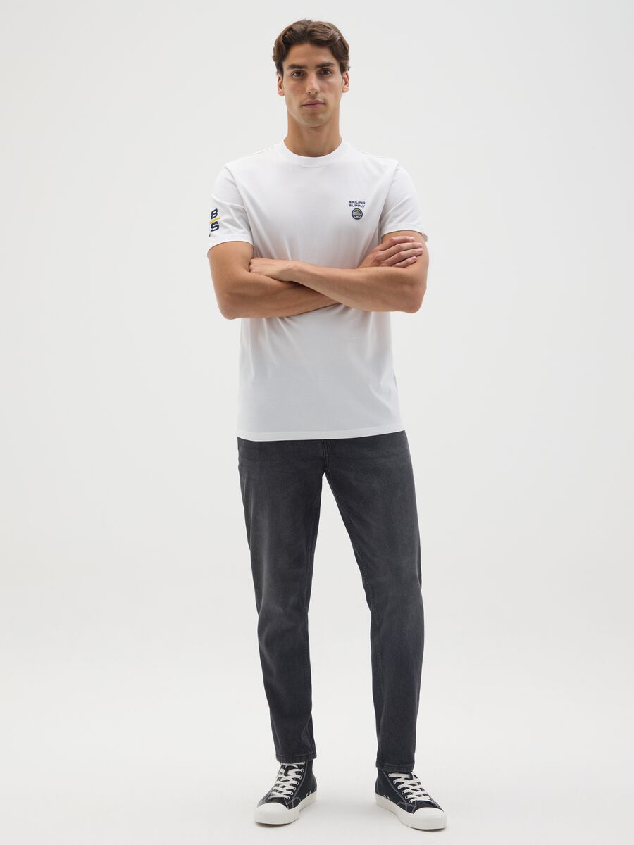 White pure cotton t-shirt_1