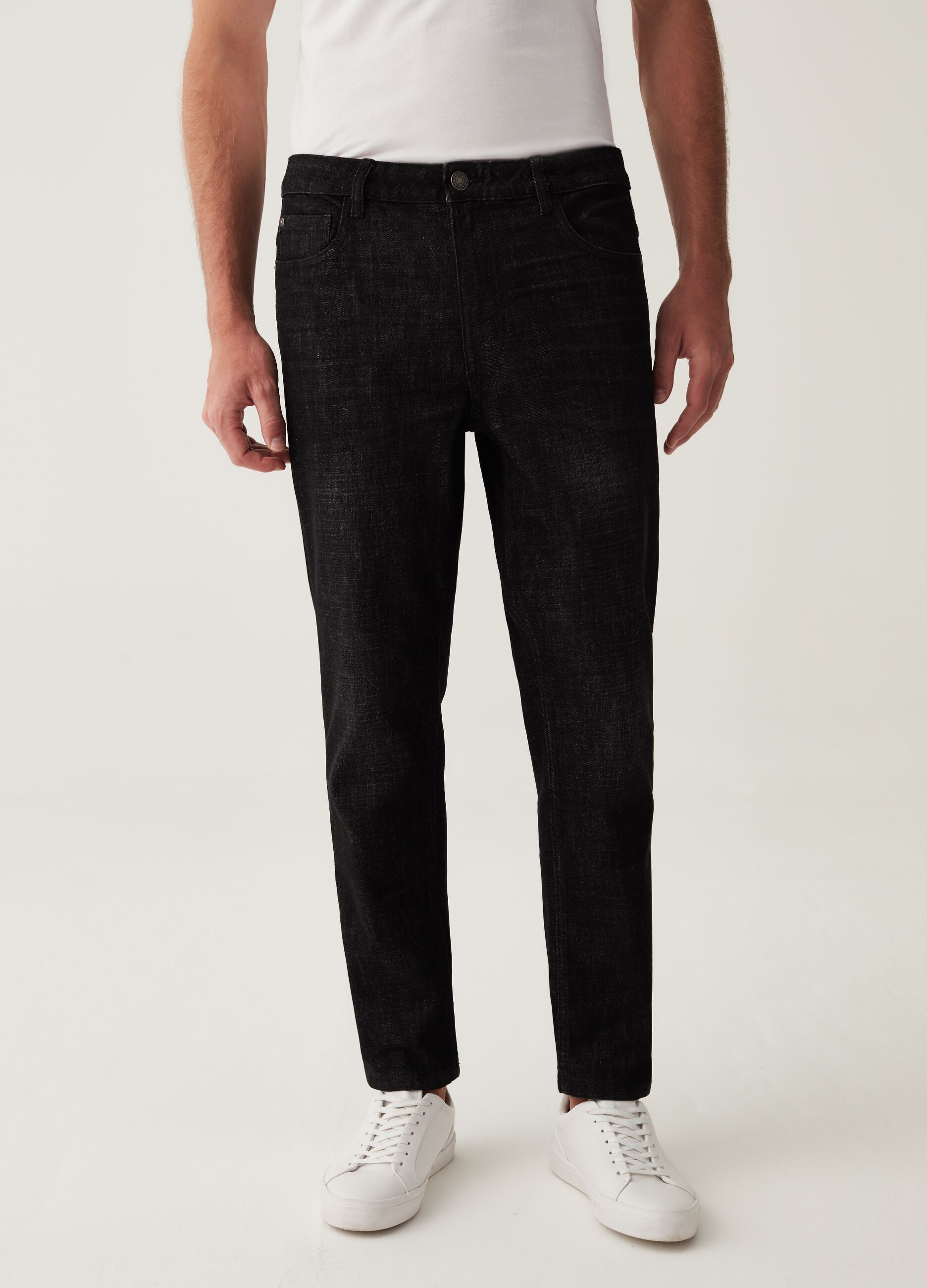 Jeans relaxed fit cinque tasche_1