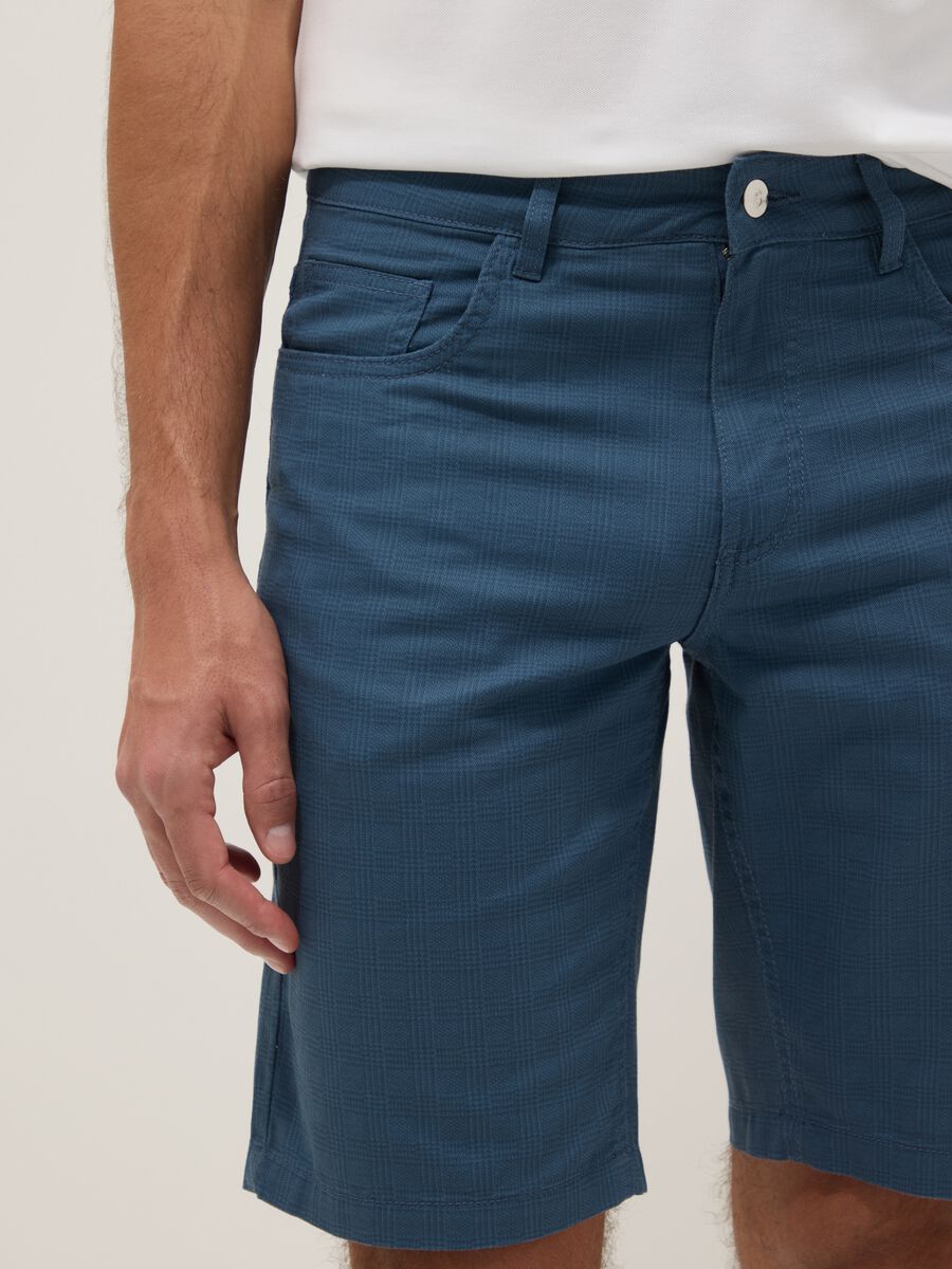 Bermuda blu in puro cotone regular fit_3
