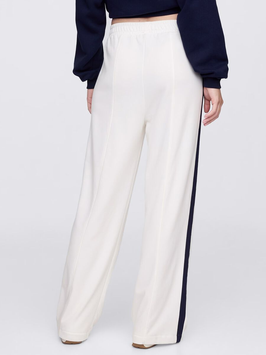 White trousers in cotton blend_2