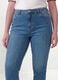 Blue denim slim-fit stretch cotton jeans_2