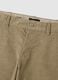 Beige cotton blend regular fit trousers_6