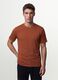 Brown regular-fit T-shirt in pure organic cotton jersey_0