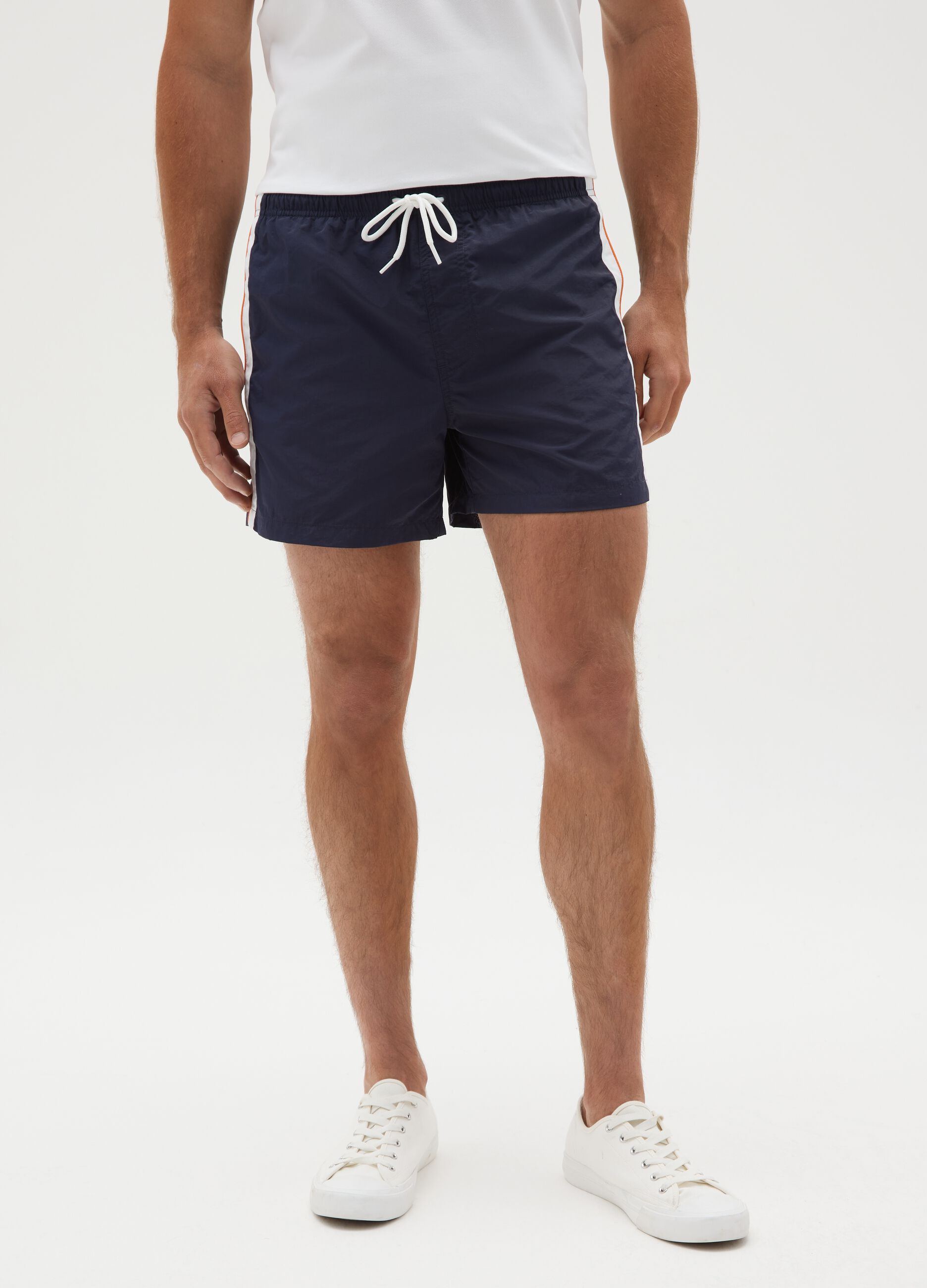 Men's mixed multicoloured shorts with regular-fit