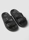 Black slides with double buckle_1