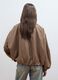 Brown regular-fit jacket in viscose and linen blend_3