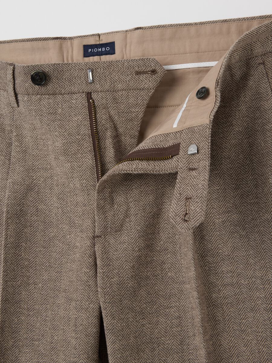 Brown twill cotton trousers_5