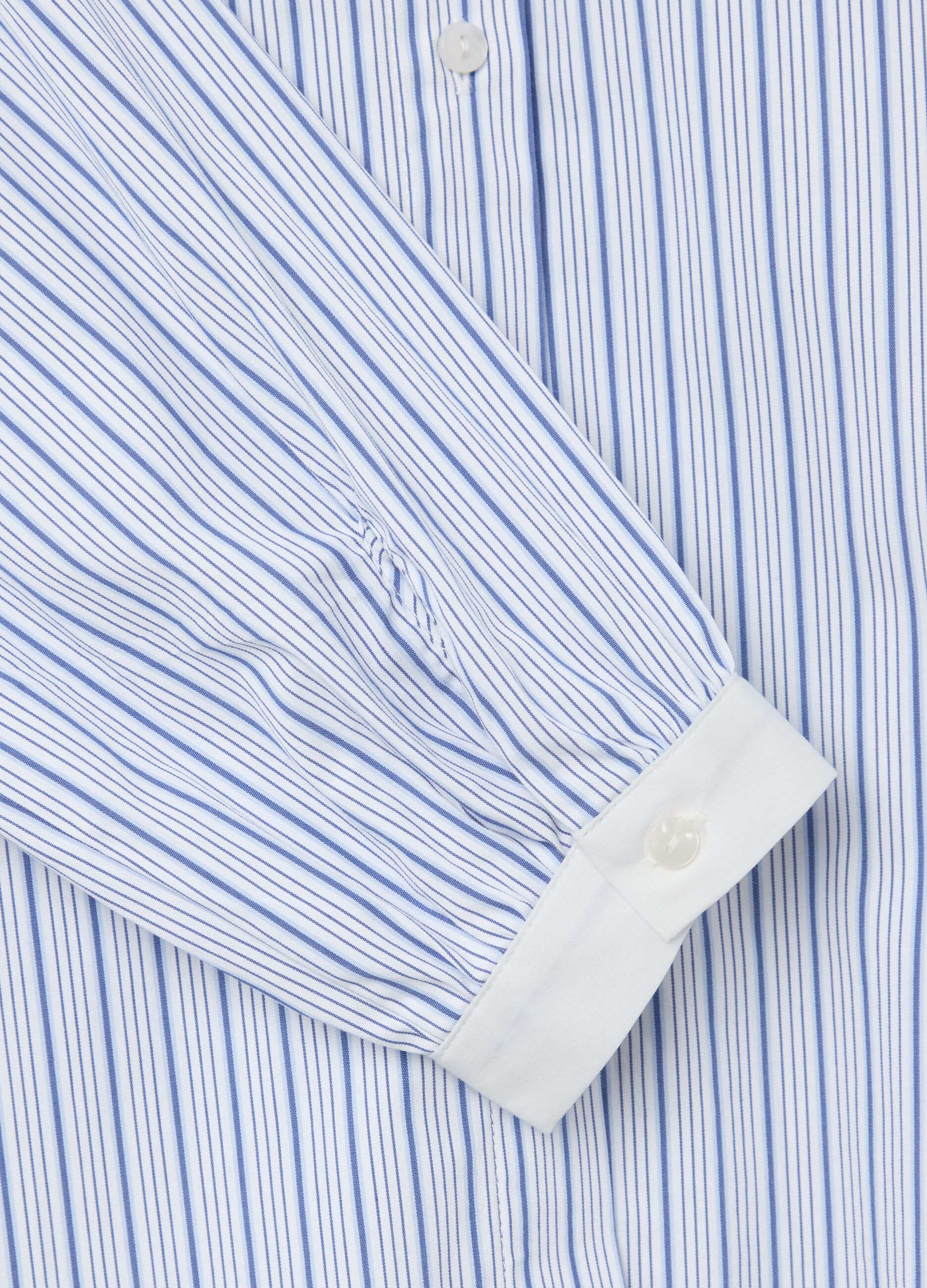 Striped maternity shirt
