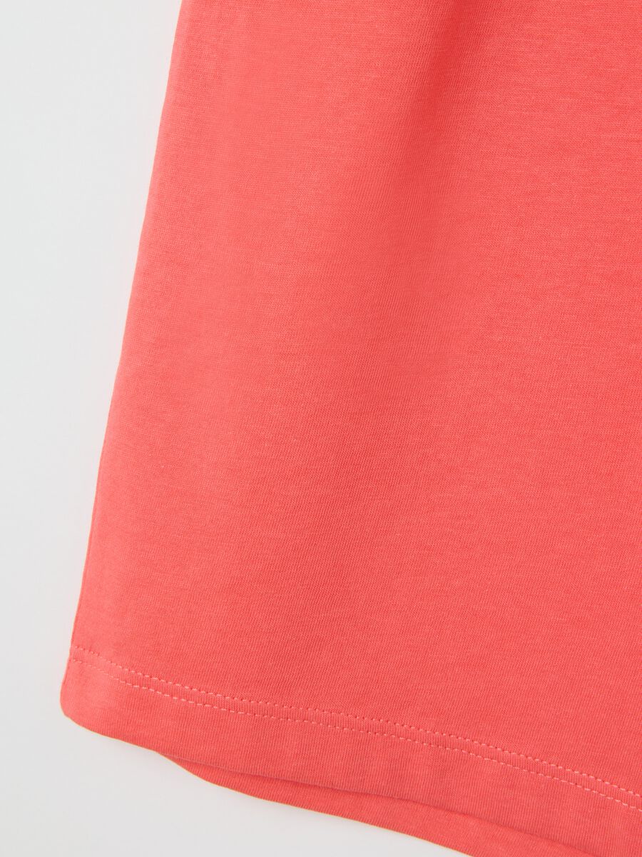Women's summer outfit in pure pink cotton, regular fit_5