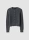 Grey wool-blend cable-knit cardigan_4