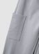 Pantaloni jogger grigi in puro cotone organico con tasche cargo per bambino_2