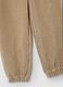 Beige Stretch Fabric Trousers_3