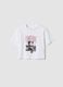 White organic cotton printed T-shirt_3