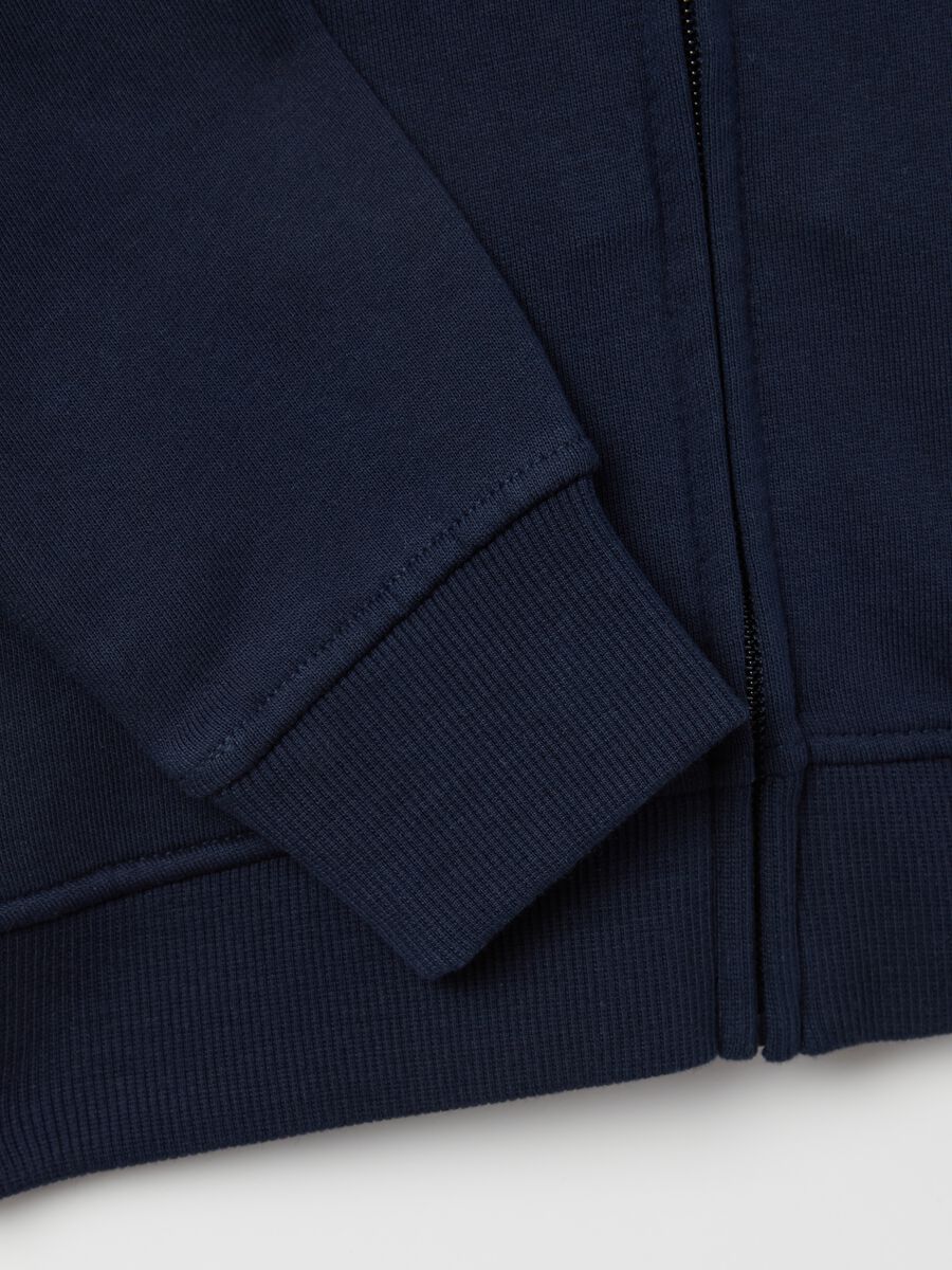 Organic cotton full-zip sweatshirt with hood_3