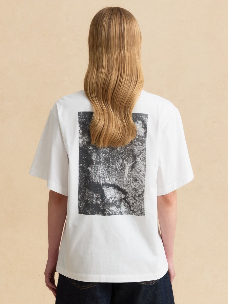 White pure cotton short-sleeved T-shirt_3