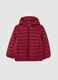 Child's red mixed waterproof regular fit jacket_0