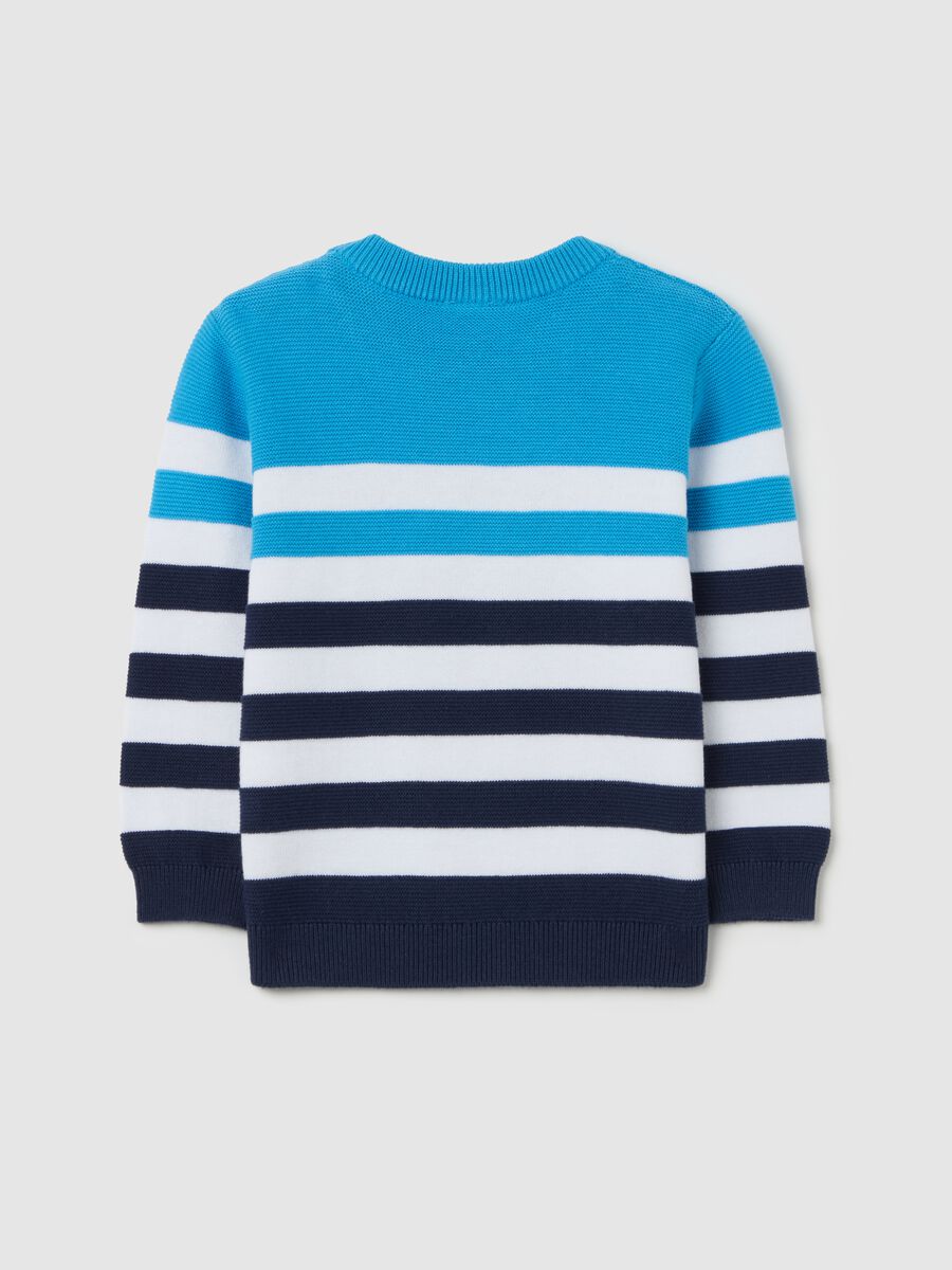 Striped cotton pullover_1