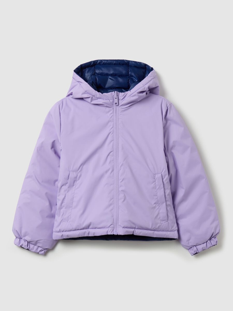 Ultralight reversible down jacket with hood_0
