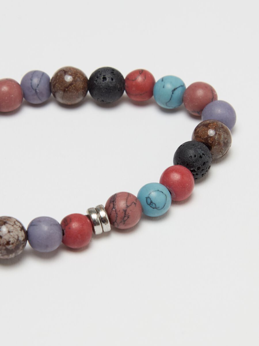 Bracelet with marble-effect beads_2