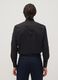 Camicia nera slim fit con colletto classico easy iron_3