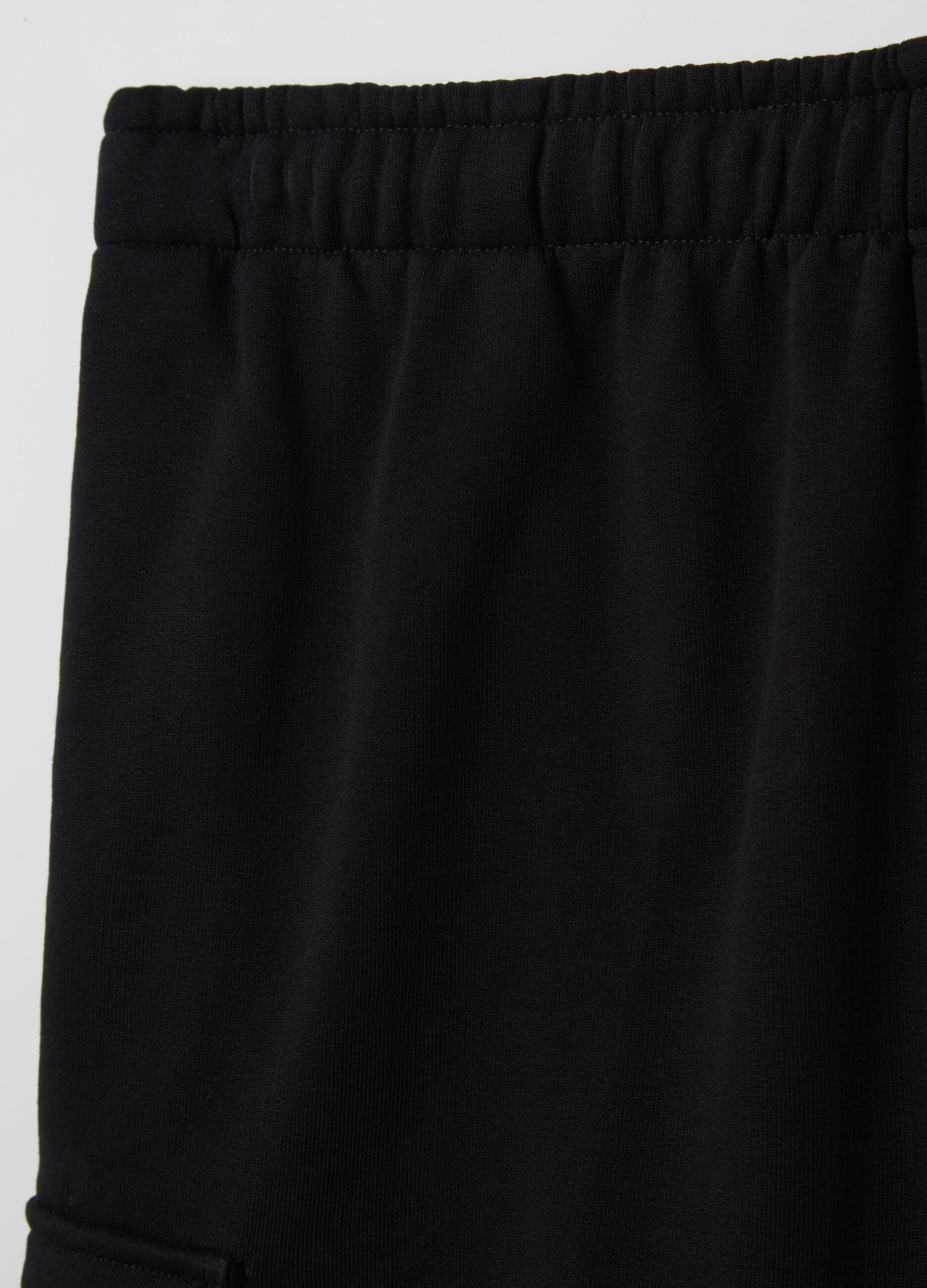 Cargo Bermuda shorts in fleece