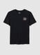 Regular fit black pure cotton t-shirt with print_4