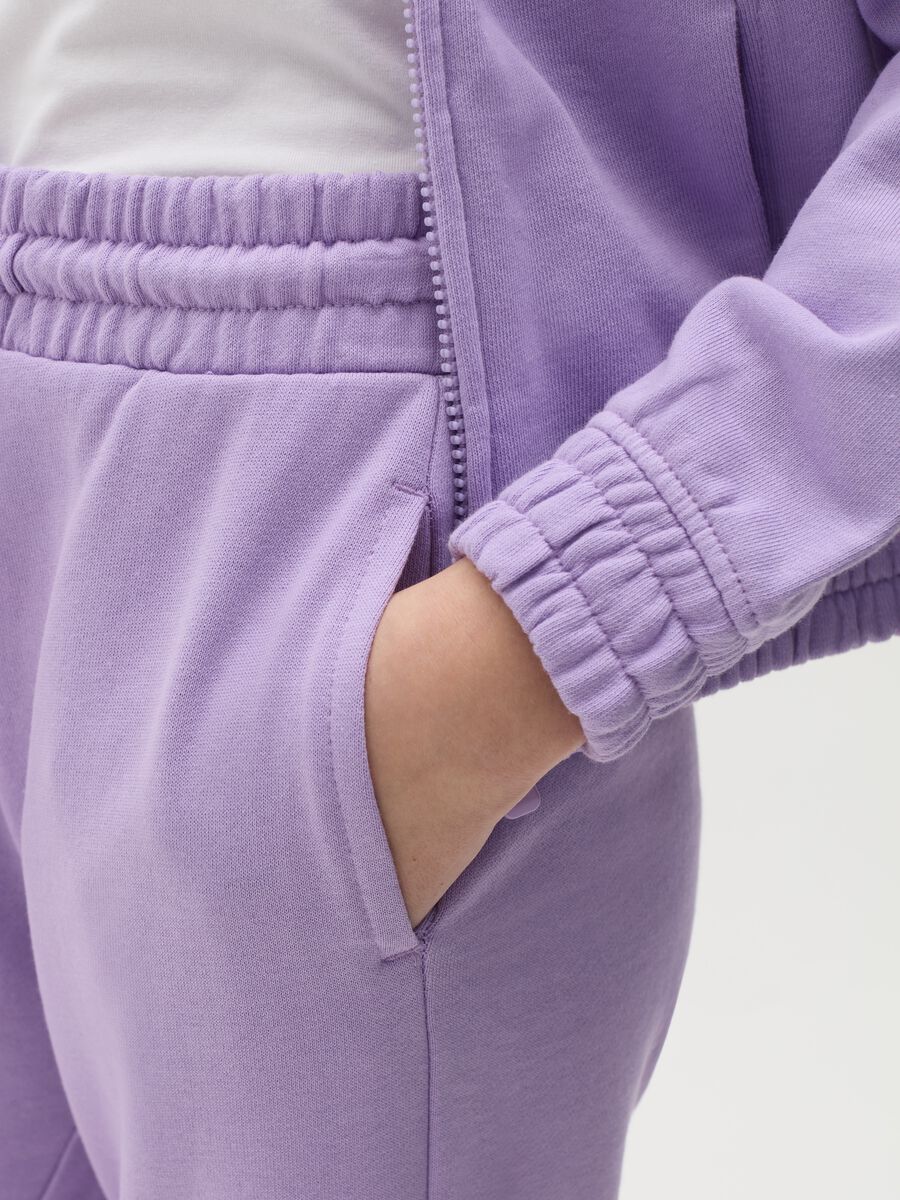 Essential joggers in fleece with drawstring_3