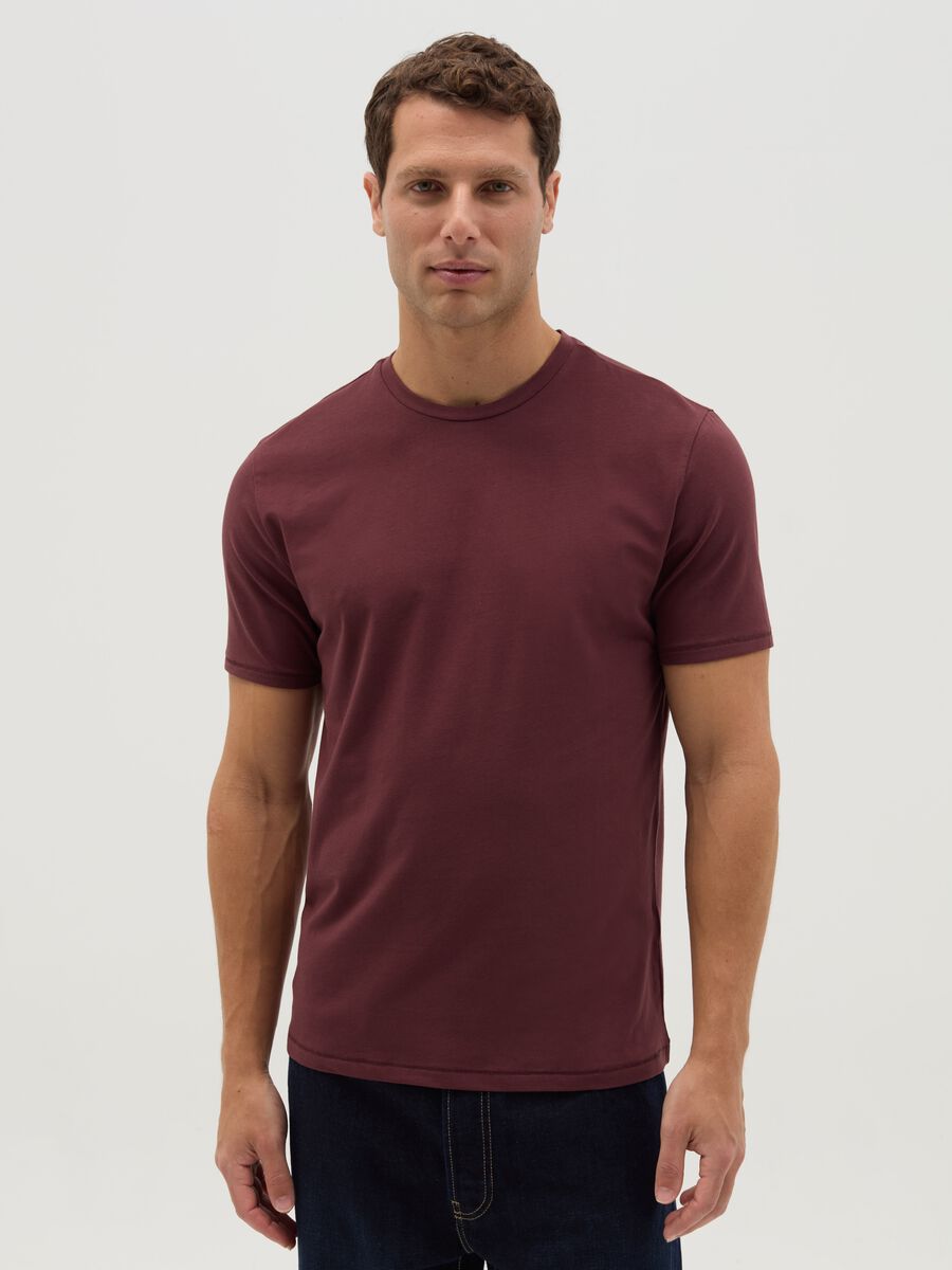 Slim-fit T-shirt in organic cotton_0
