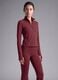 Red fitted full-zip jacket in stretch fabric &ndash; ALTAVIA STUDIO_3