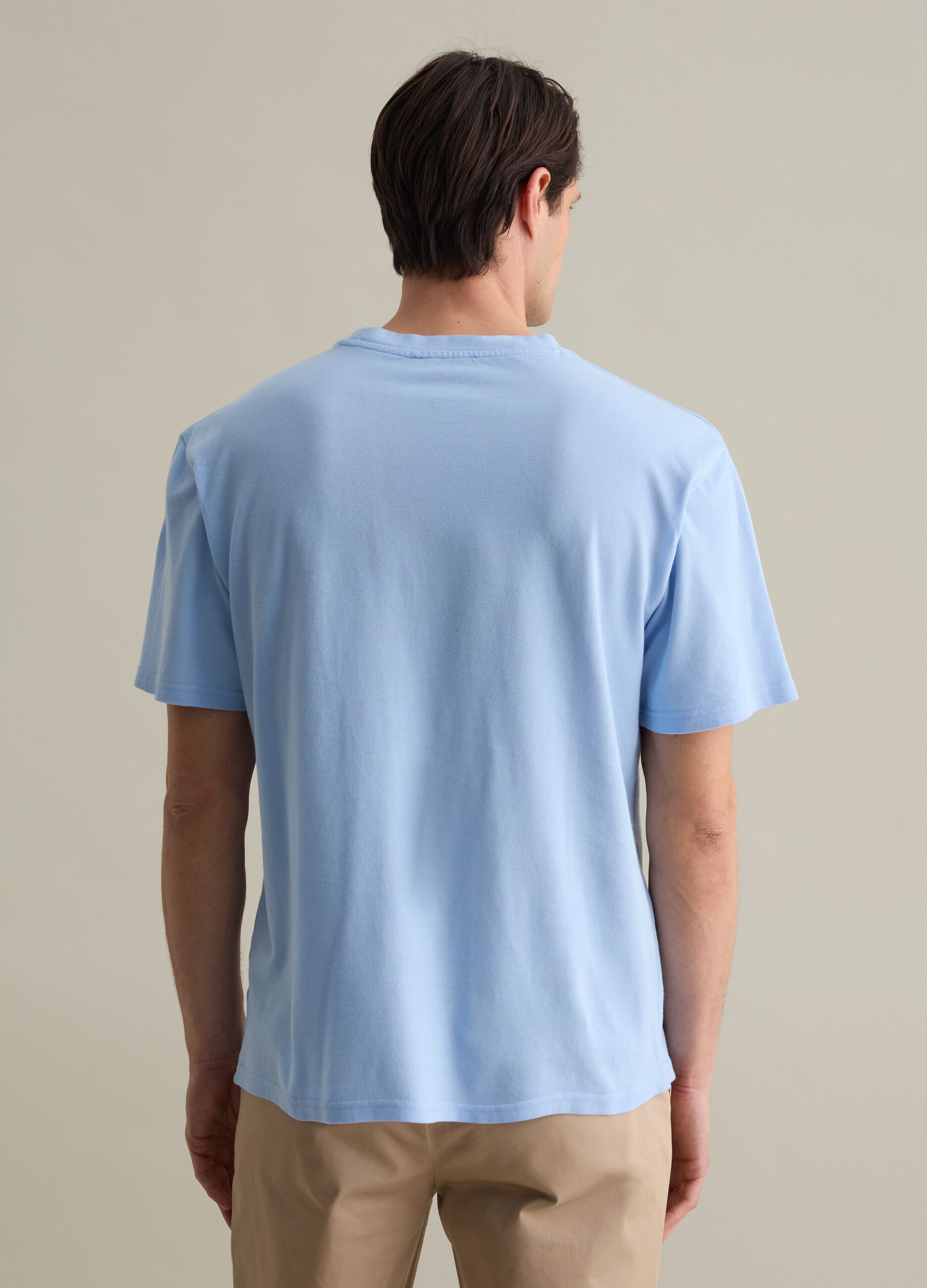 T-shirt in cotone tinta unita