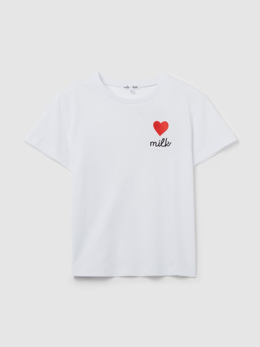 Cotton T-shirt with round neck_4