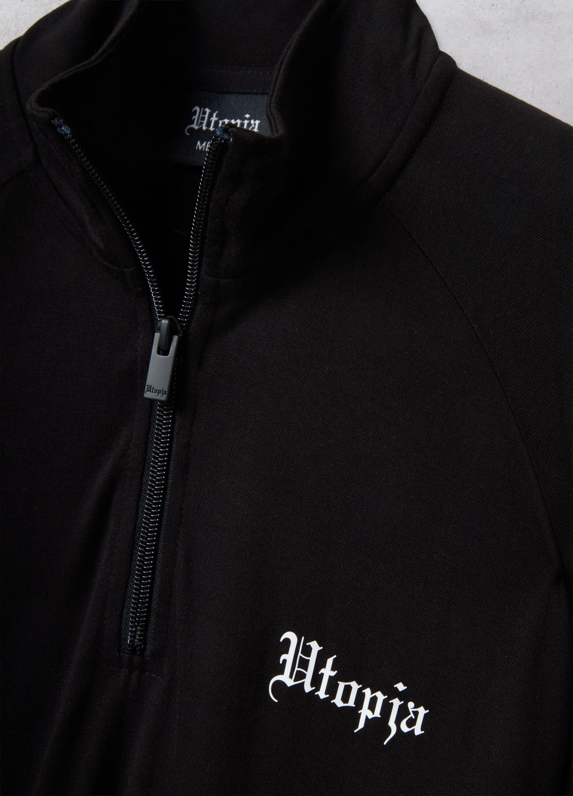 Half-Zip Light Sweater Black