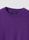 Maglia viola in pura lana a girocollo_1