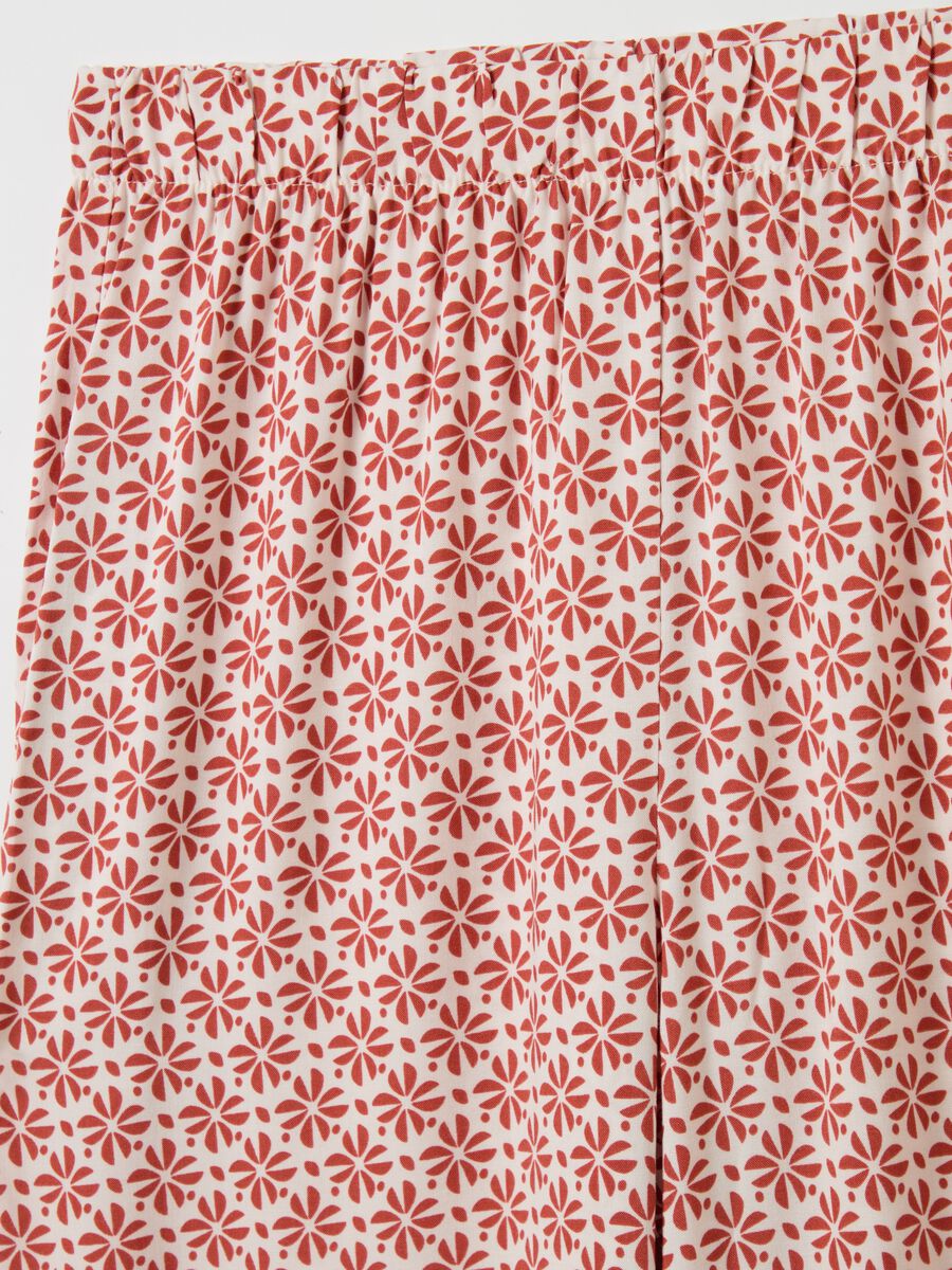 Pyjama trousers in printed viscose_5