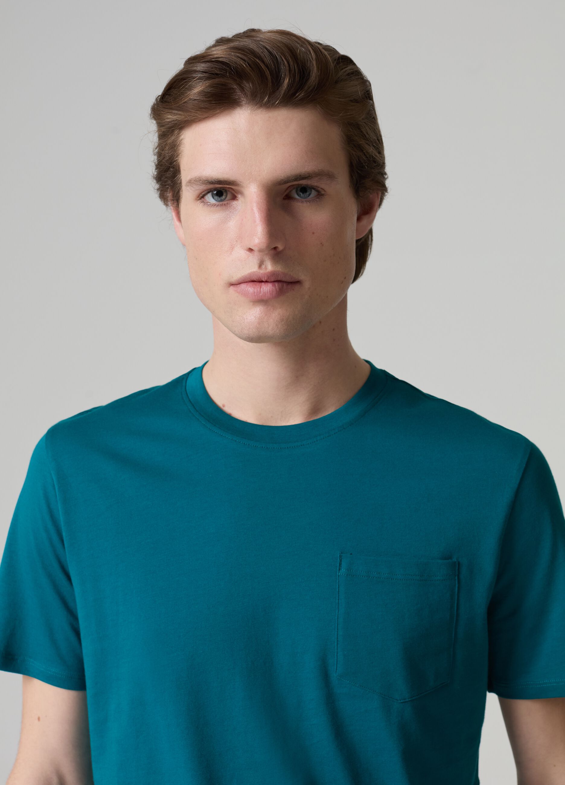 T-shirt in cotone Supima con tasca