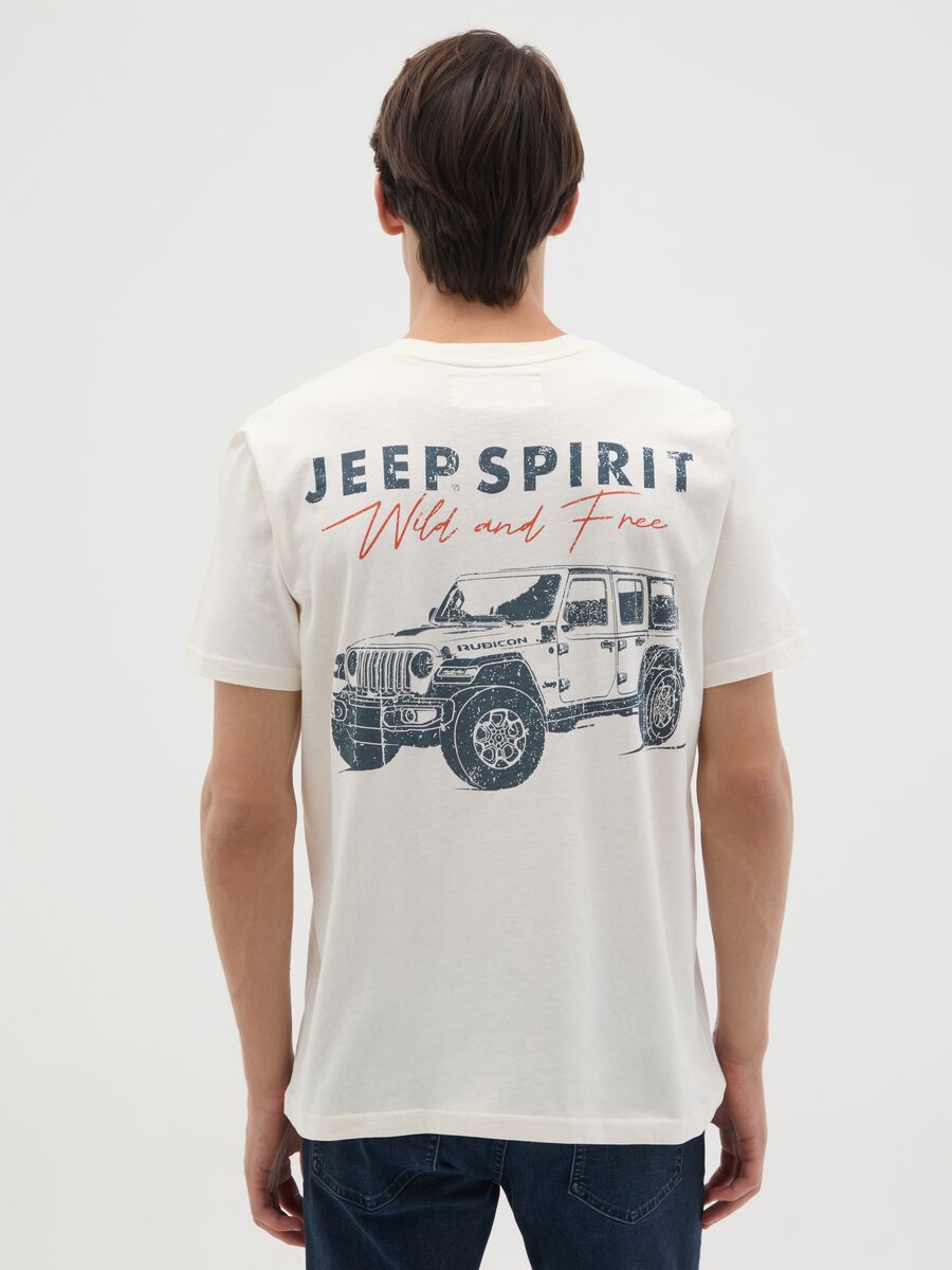 T-shirt in puro cotone beige regular fit_3