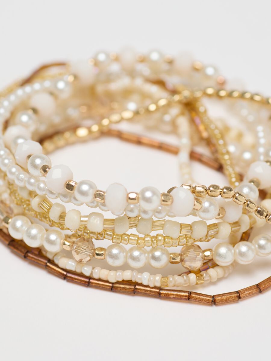Nine-pack bracelets with beads_2