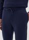 Joggers da uomo in misto cotone blu regular fit_2